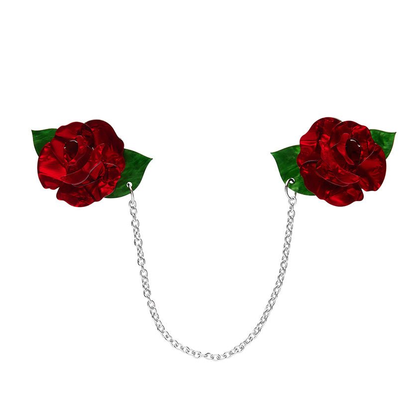 Juliet's Blooms Double Brooch/Cardigan Clips - Rockamilly-Jewellery-Vintage
