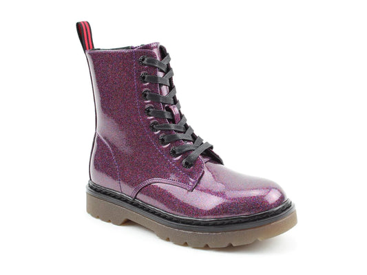 Justina Purple Glitter - Rockamilly-Shoes-Vintage