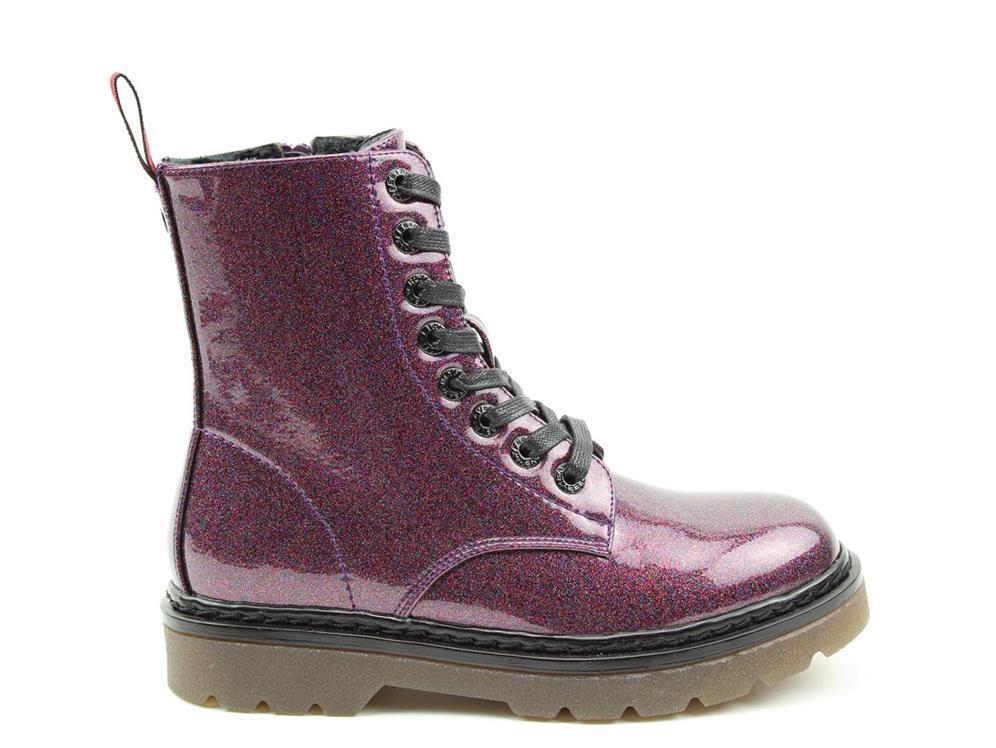 Justina Purple Glitter - Rockamilly-Shoes-Vintage