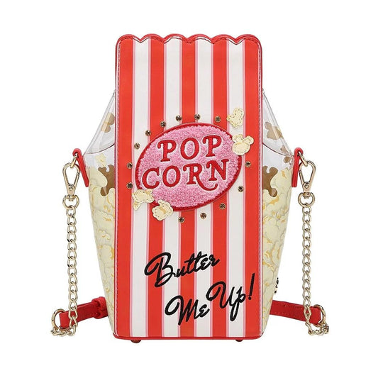 Kitty's Drive In Movie - Catablanca Popcorn Crossbody Bag - Rockamilly-Bags & Purses-Vintage