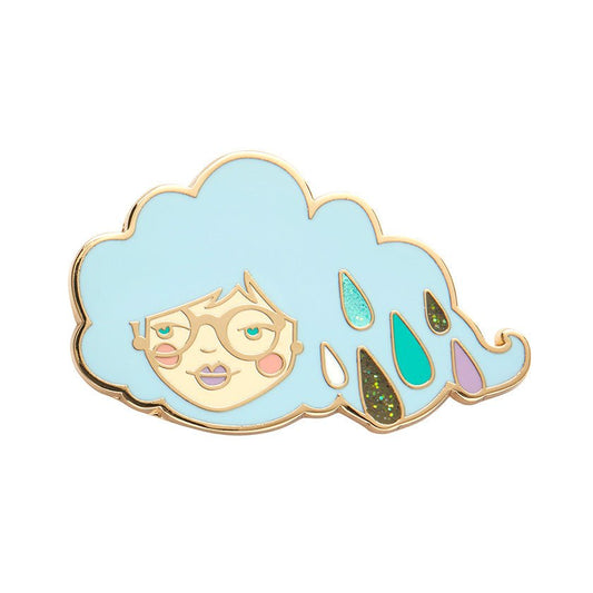 Lainy the Rainy Enamel Pin - Rockamilly-Jewellery-Vintage
