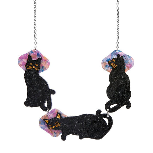 Le Chat Miaule Necklace - Rockamilly-Jewellery-Vintage