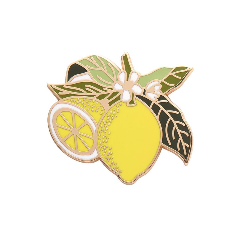 Lemon Drop Enamel Pin - Rockamilly-Jewellery-Vintage