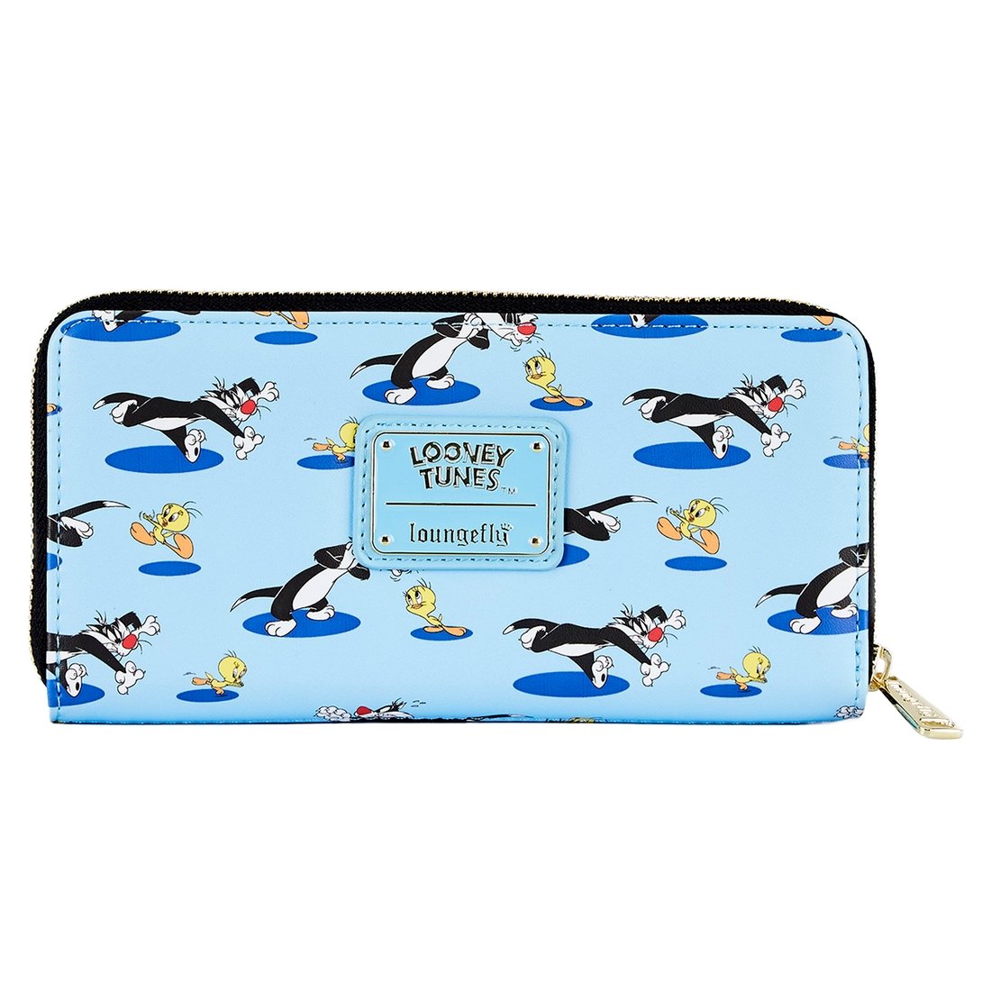 Looney Tunes Tweety & Sylvester AOP Zip Wallet - Rockamilly-Bags & Purses-Vintage