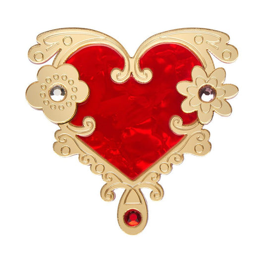 Love or Narcissism Brooch - Rockamilly-Jewellery-Vintage