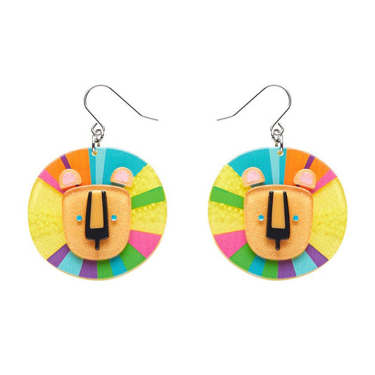 Luka the Lion Drop Earrings - Rockamilly-Jewellery-Vintage