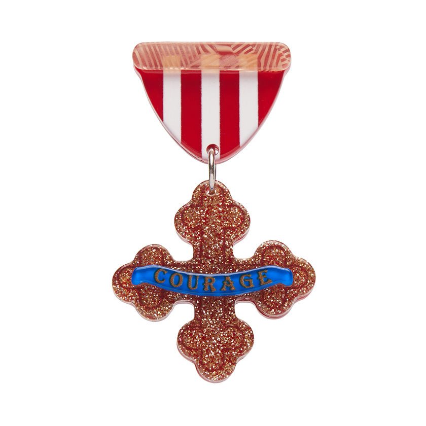 Medal of Bravery Brooch - Rockamilly-Jewellery-Vintage