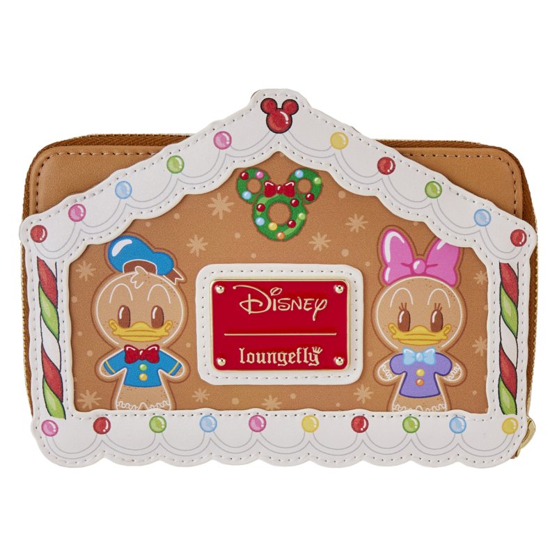 Mickey & Friends Gingerbread House Zip Around Wallet - Rockamilly-Bags & Purses-Vintage