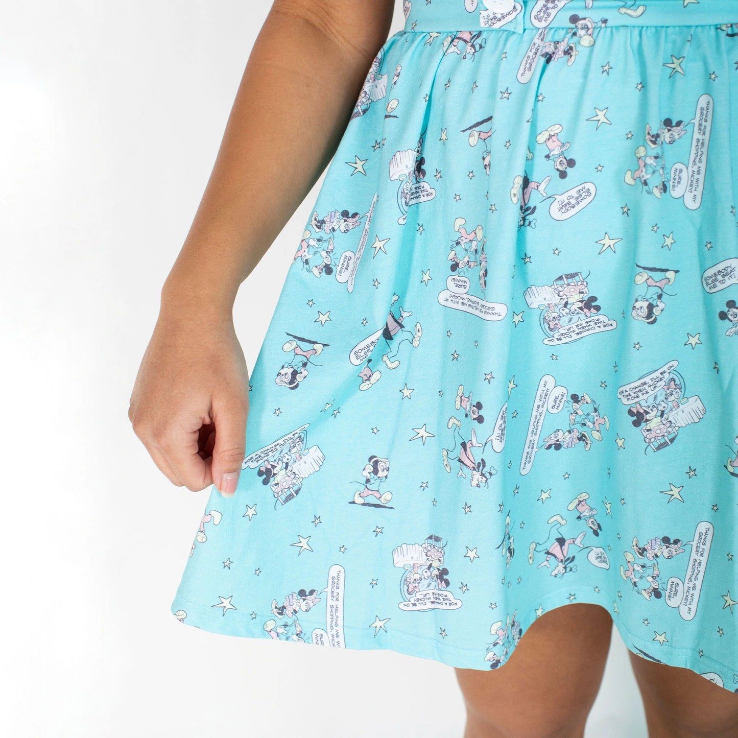 Mickey & Friends Overall Skirt - Rockamilly-Tops-Vintage