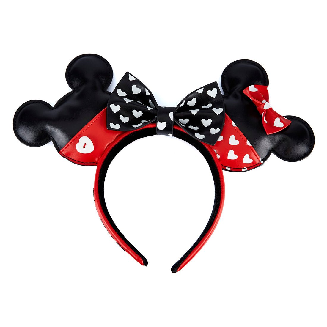 Mickey & Minnie Mouse Hearts Ears Headband - Rockamilly-Accessories-Vintage