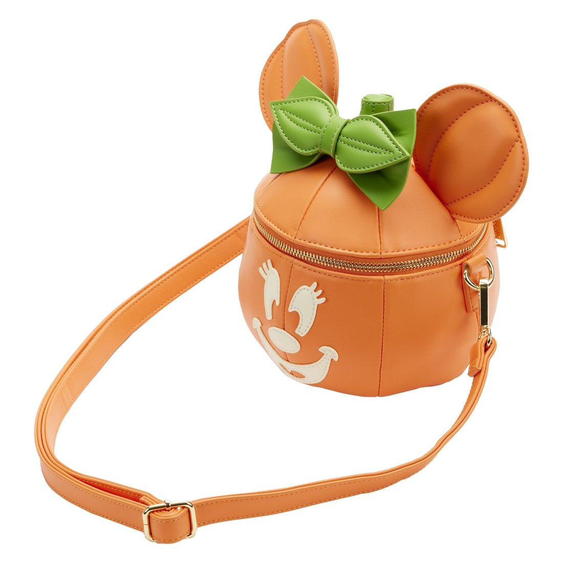 Minnie Pumpkin Glow Face Cross Body Bag - Rockamilly-Bags & Purses-Vintage
