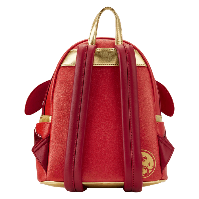 Mulan 25th Anniversary Mushu Glitter Cosplay Mini Backpack