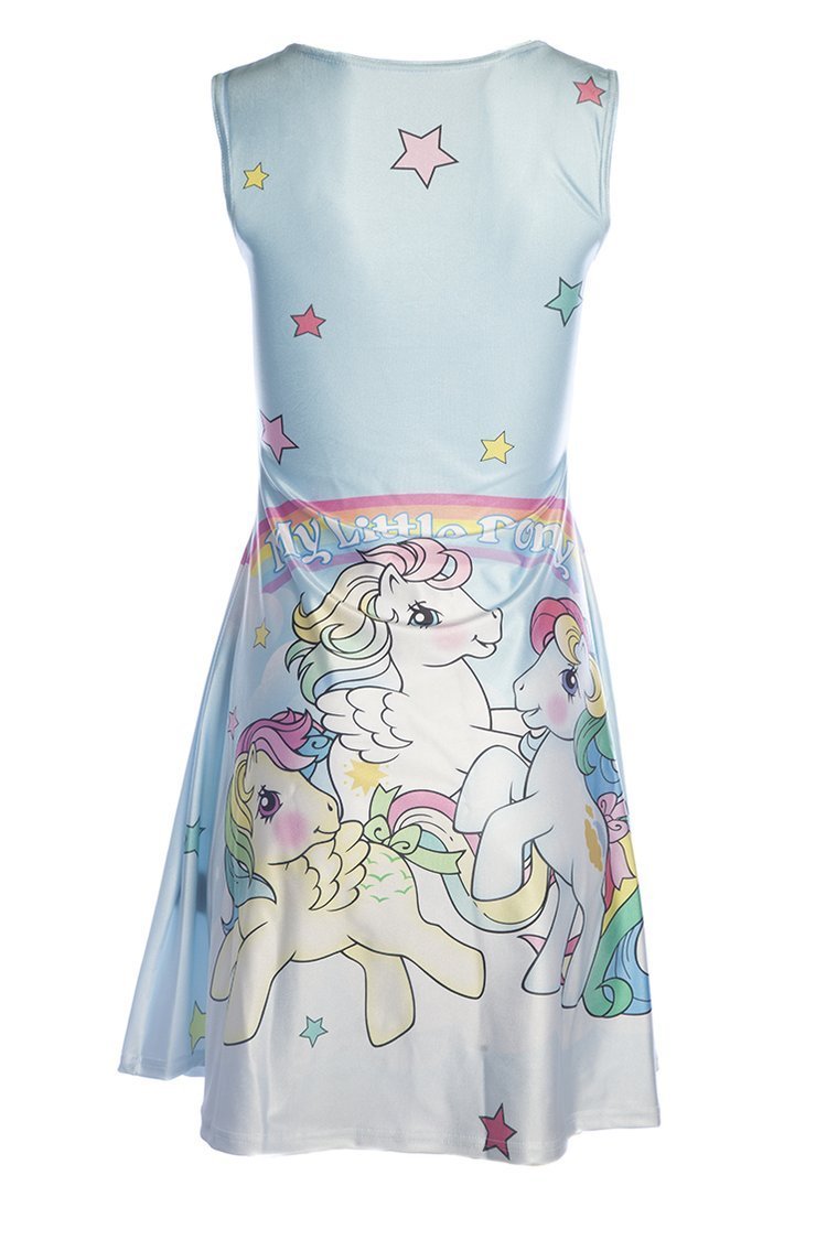 My Little Pony Classic Logo Skater Dress - Rockamilly-Dresses-Vintage