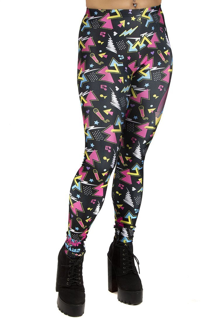 My Little Pony Fresh Vibes Fitness Leggings - Rockamilly-Trousers & Jeans-Vintage