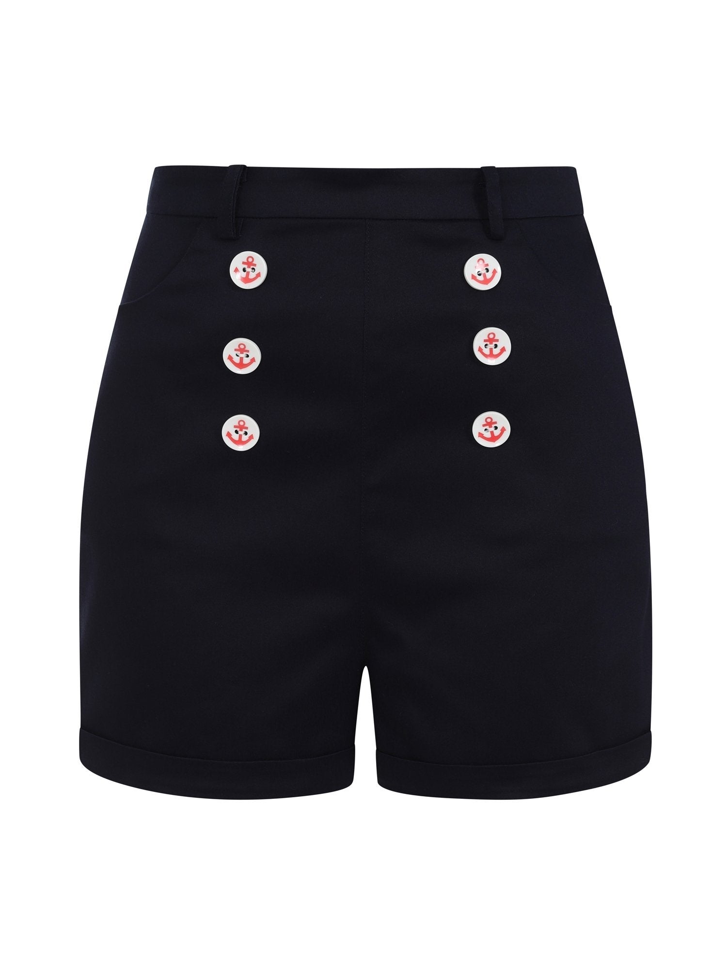 Nancy Nautical Shorts - Rockamilly-Shorts & Skirts-Vintage