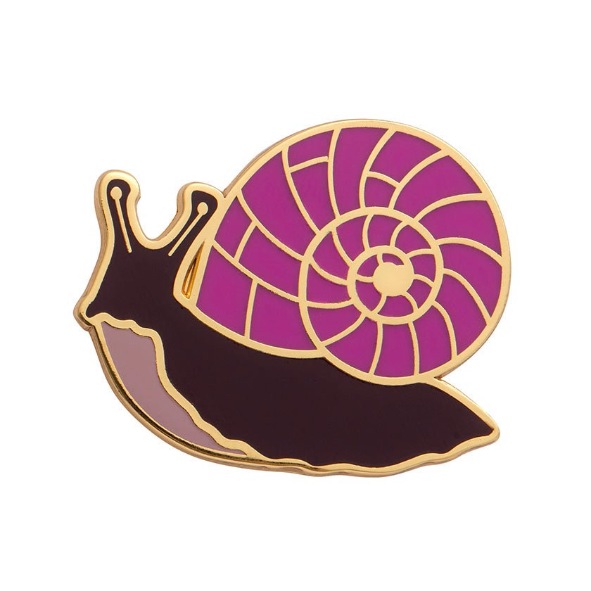 Painted Shell Enamel Pin – Rockamilly