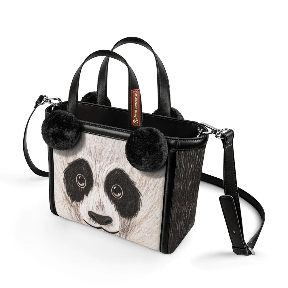 Panda Chocolaticas® Panda Mini Tote Bag - Rockamilly-Bags & Purses-Vintage