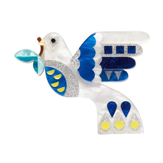 Peace & Love Brooch - Rockamilly-Jewellery-Vintage