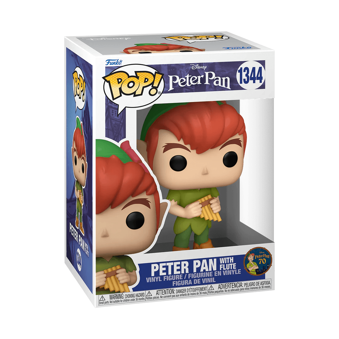 Peter Pan 70th - Peter with Flute #1344 - Rockamilly-POP-Vintage