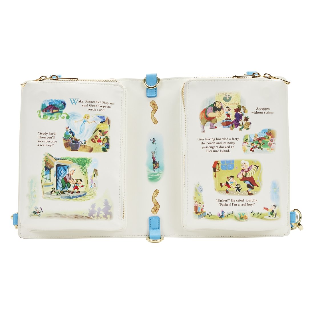 Pinocchio Classic Book Series Convertible Crossbody - Rockamilly-Bags & Purses-Vintage