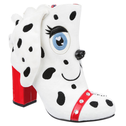 Pooch Perfect White/Black - Rockamilly-Shoes-Vintage