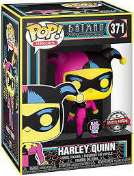 Pop Heroes DC Harley Quinn (Black Light) - POP #371 - Rockamilly-POP-Vintage