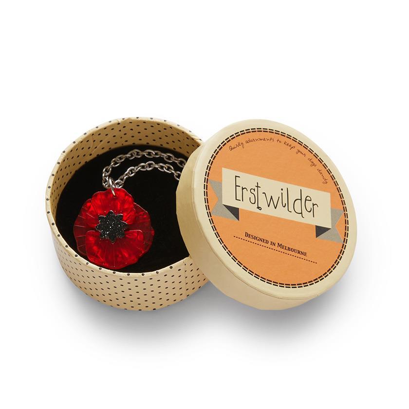 Poppy Field Mini Pendant Necklace - Rockamilly-Accessories-Vintage