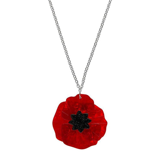 Poppy Field Pendant Necklace - Rockamilly-Accessories-Vintage