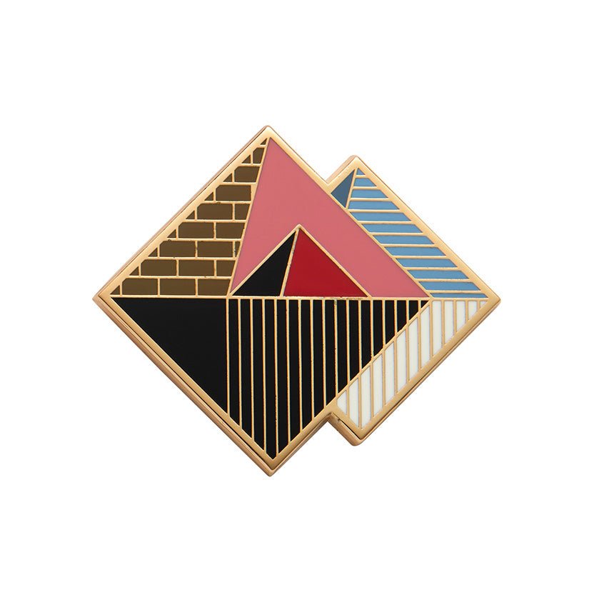 Pyramid Pin Pyramids of Giza Enamel Pin – Rockamilly
