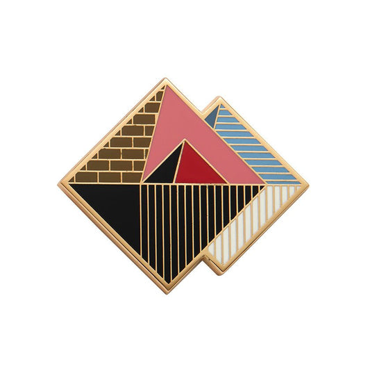 Pyramids of Giza Enamel Pin - Rockamilly-Jewellery-Vintage