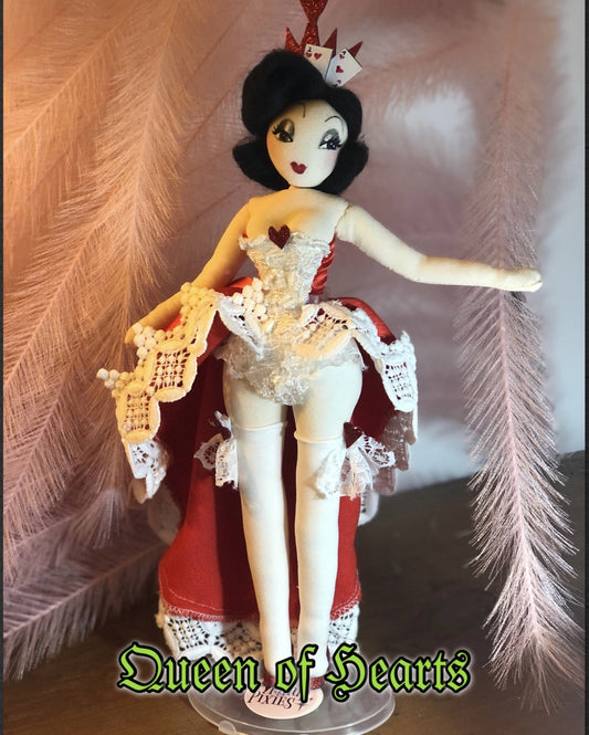 Queen of Hearts; Pin-Up Pixie - Rockamilly-Homeware-Vintage