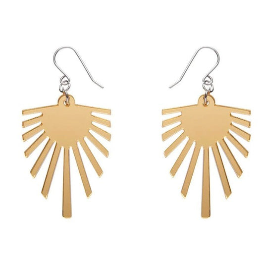 Ray of Sun Drop Earrings - Gold - Rockamilly-Jewellery-Vintage