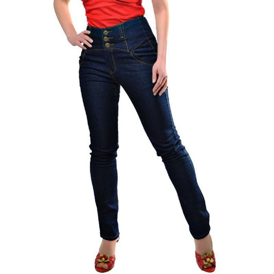Rebel Kate Denim Jeans navy - Rockamilly-Bottoms-Vintage