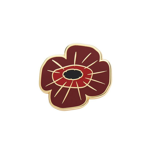 Remembrance Poppy Enamel Pin - Rockamilly-Accessories-Vintage