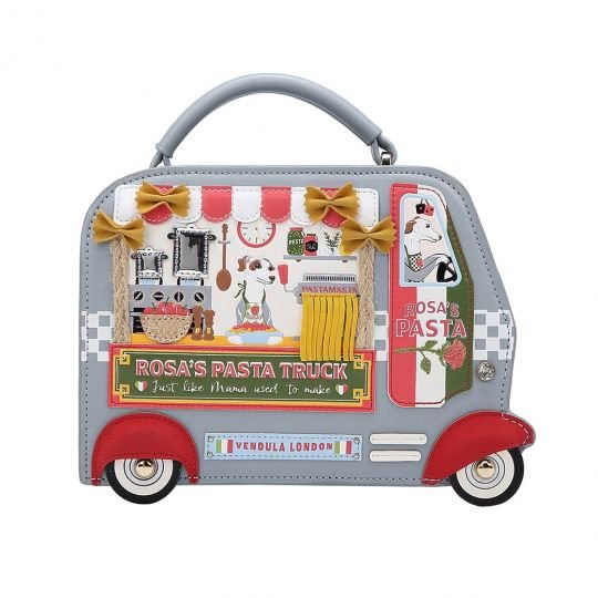Rosa's Pasta Truck Grab Bag - Rockamilly-Bags & Purses-Vintage