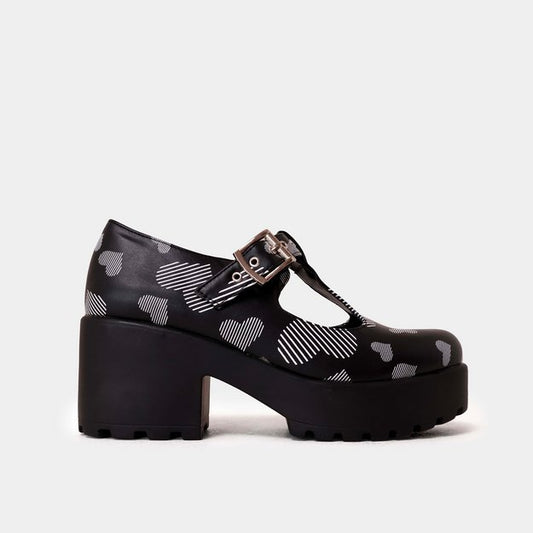 Sai Mary Janes 'Rivendell Heart Edition' - Rockamilly-Shoes-Vintage