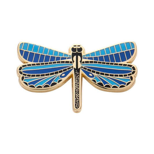 Sapphire Sky Dancer Enamel Pin - Rockamilly-Jewellery-Vintage
