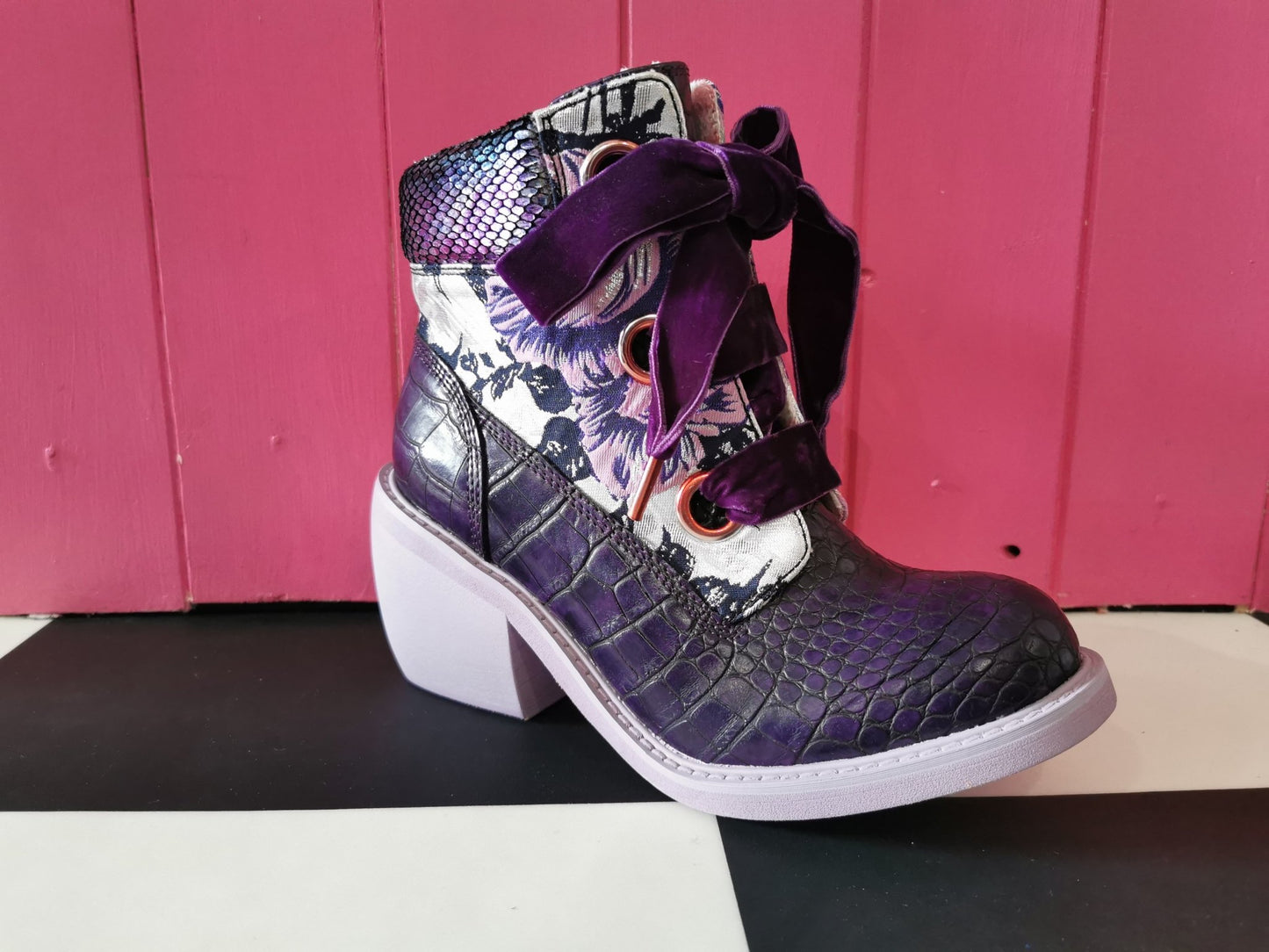 Scarper Purple - Rockamilly-Shoes-Vintage