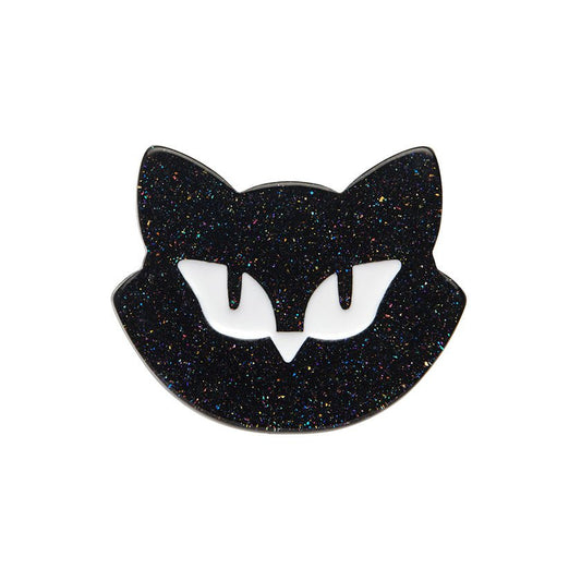 Shadow The Cat Mini Brooch - Rockamilly-Jewellery-Vintage