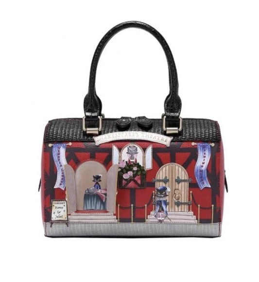 Shakespeare's Theatre Romeo & Juliet Speedy Bowler Bag - Rockamilly-Bags & Purses-Vintage