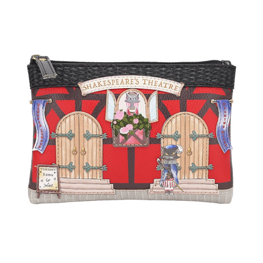 Shakespeare's Theatre Romeo & Juliet Zipper Coin Purse - Rockamilly-Bags & Purses-Vintage