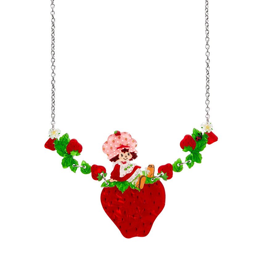 Sitting on a Strawberry Necklace - Rockamilly-Jewellery-Vintage