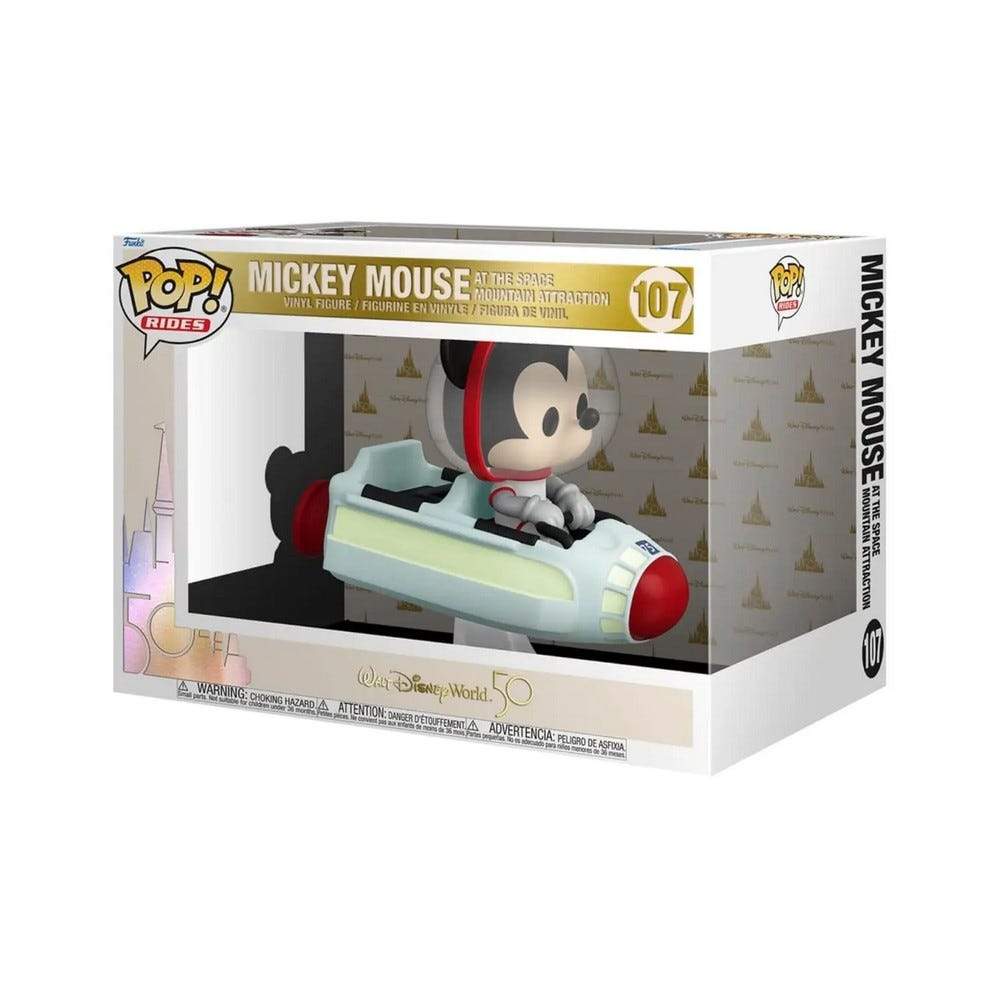 Space Mountain With Mickey Mouse Walt Disney World 50th Anniversary POP #107 - Rockamilly-POP-Vintage