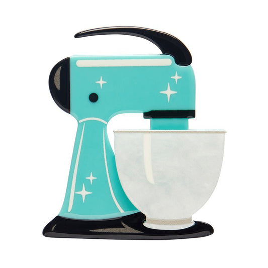 Spin Me Right Round Brooch - Teal - Rockamilly-Jewellery-Vintage