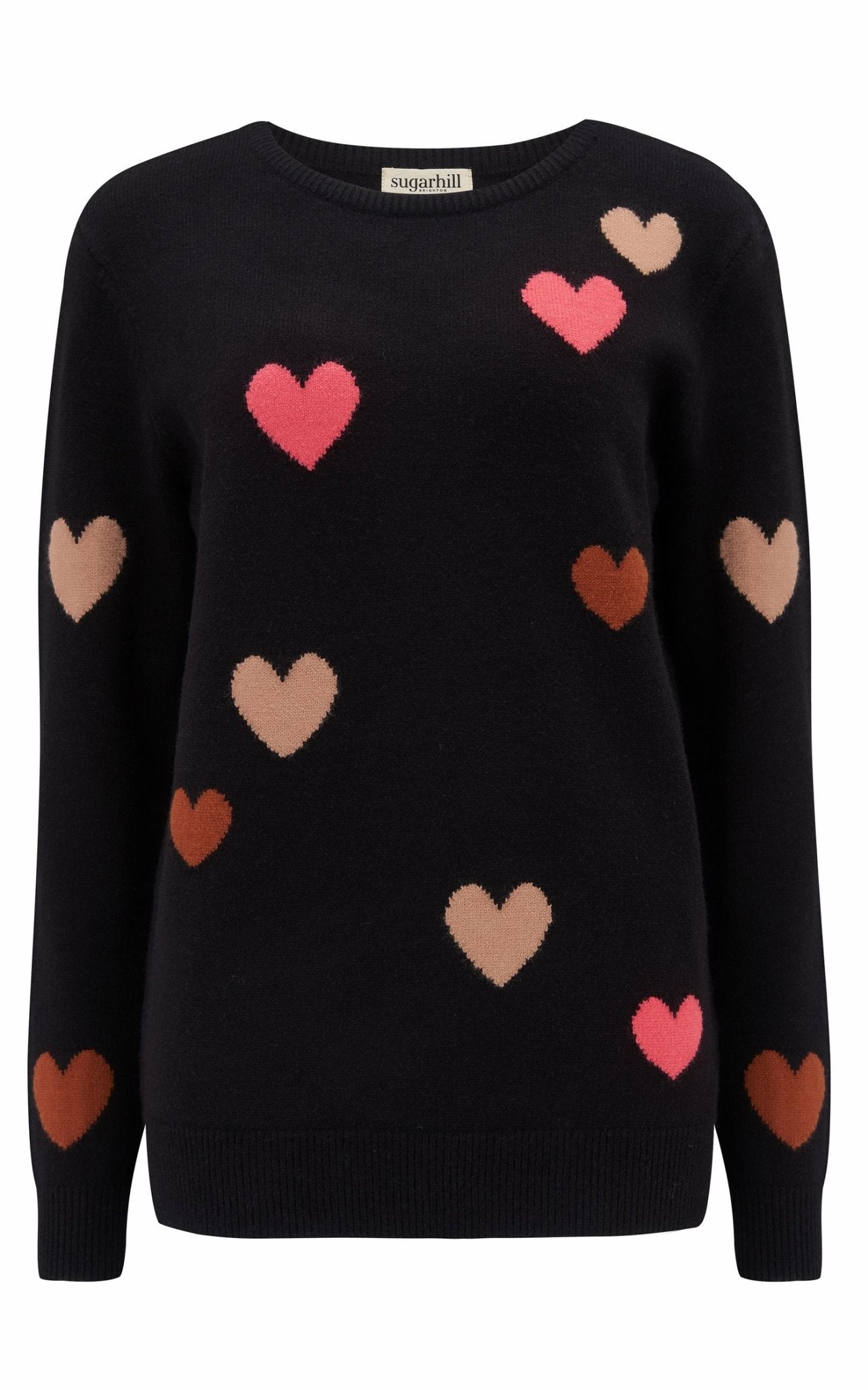 Stacey Jumper - Scattered Hearts - Rockamilly-Knitwear-Vintage