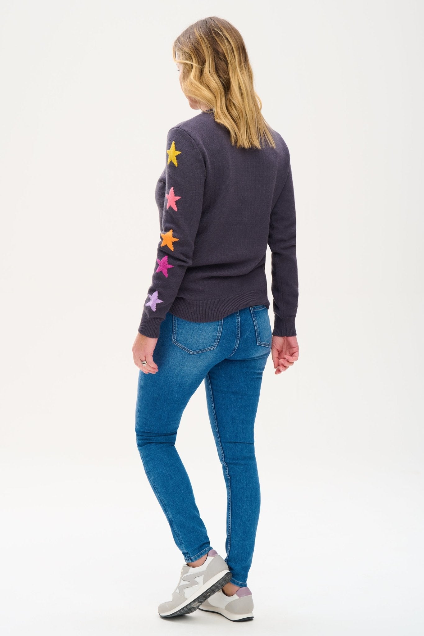 Stacey Jumper - Star Sleeve - Rockamilly-Knitwear-Vintage