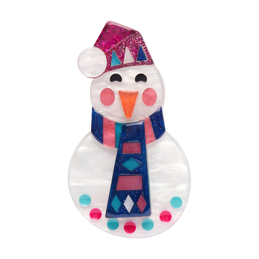 Stay Frosty, Snowman Brooch - Rockamilly-Jewellery-Vintage