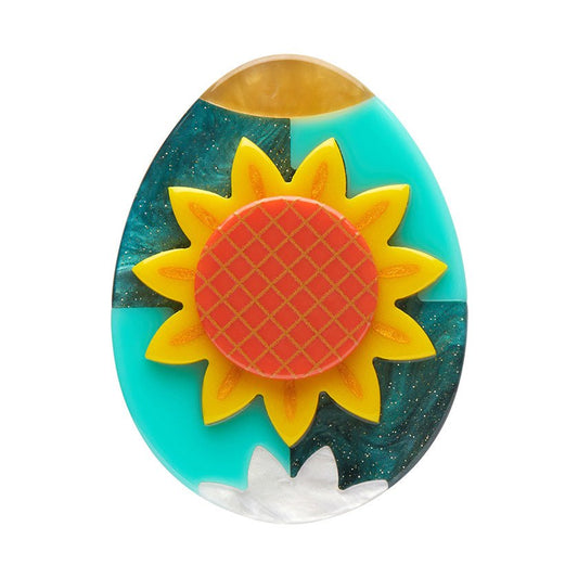 Sunflower of Love Brooch - Rockamilly-Jewellery-Vintage