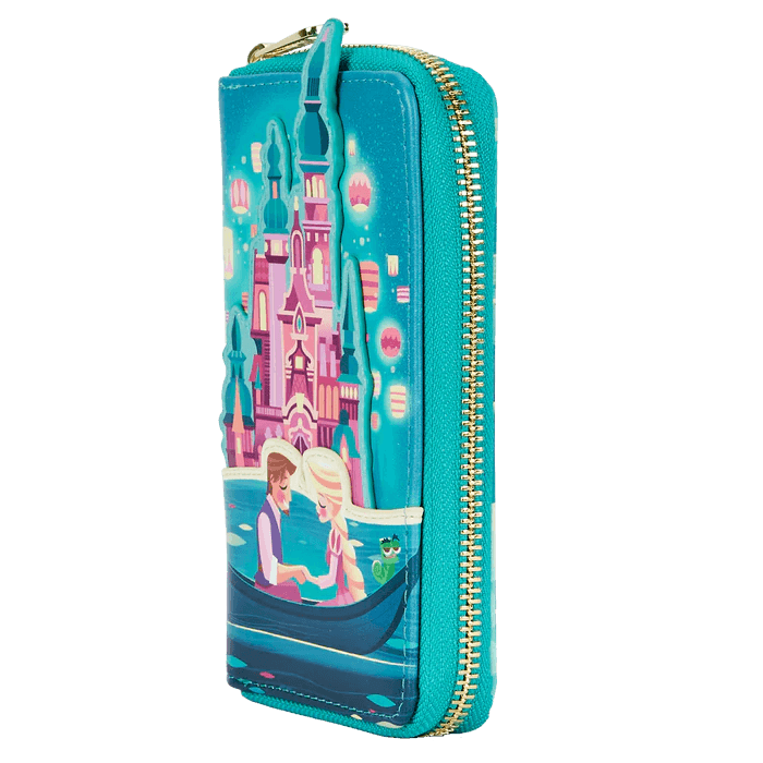 Tangled Princess Castle Zip Around Wallet - Rockamilly-Bags & Purses-Vintage