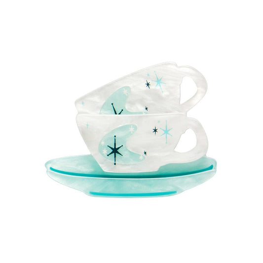 Tea & Sympathy Mini Brooch - Rockamilly-Jewellery-Vintage